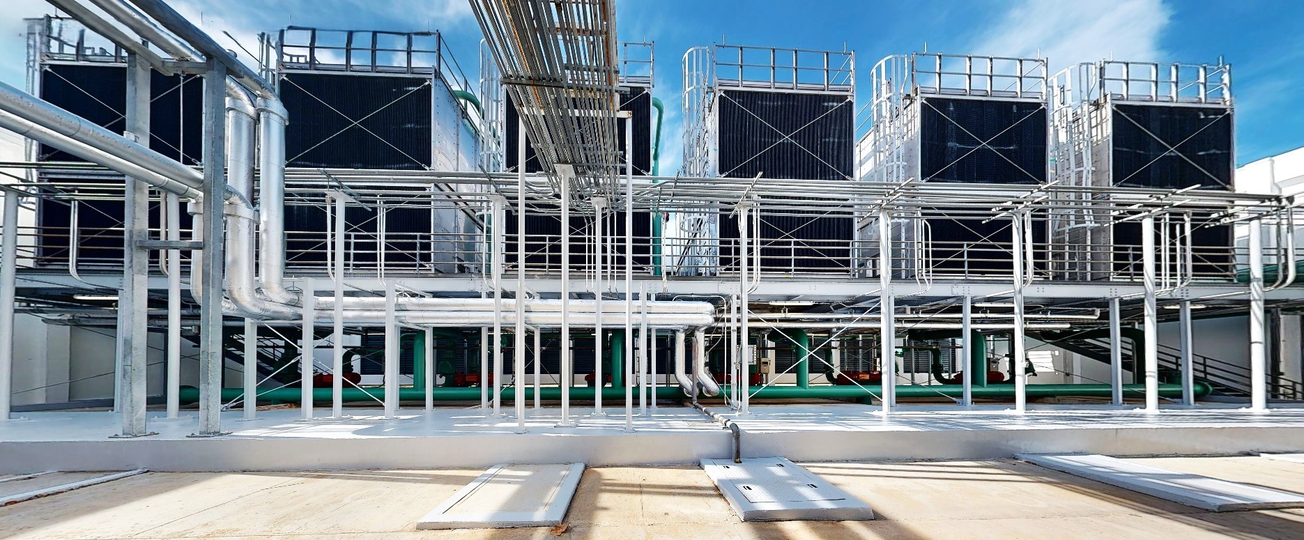 American Airlines FTA West Cooling Towers